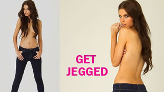 Illustration for article titled Teen Retailer Shills Jeggings With Racy Topless, Ass-Wiggling Ads